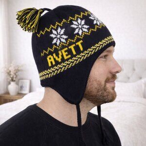 2014 The Avett Brothers Navy Knit Hat - Scott and Seth Brand New Sold Out! Rare!
